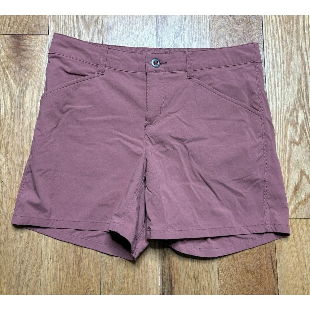 Patagonia Quandary Shorts Women Size 4 Rosehip 5" Outdoor Lightweight Hiking - Picture 1 of 9
